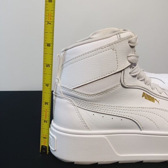 PUMA Karmen Rebelle Mid Platform Sneakers in white- Women's size 8 - Picture 14 of 14